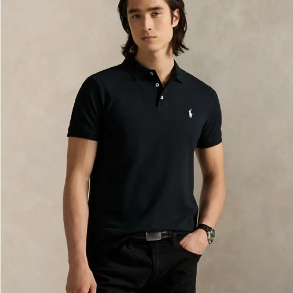 Ralph Lauren Black Polo Shirt, Size XL, Excellent condition!